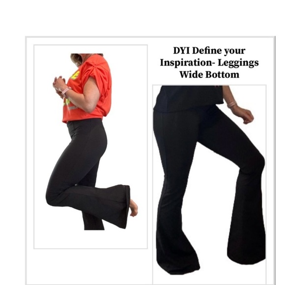 DYI Define Your Inspiration Black Flare Leggings - Picture 2 of 7